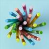 30 Pcs Drawing Pencils Triangle Pencils With Eraser Macaron Color Pencils School Supplies For School Office Sketching