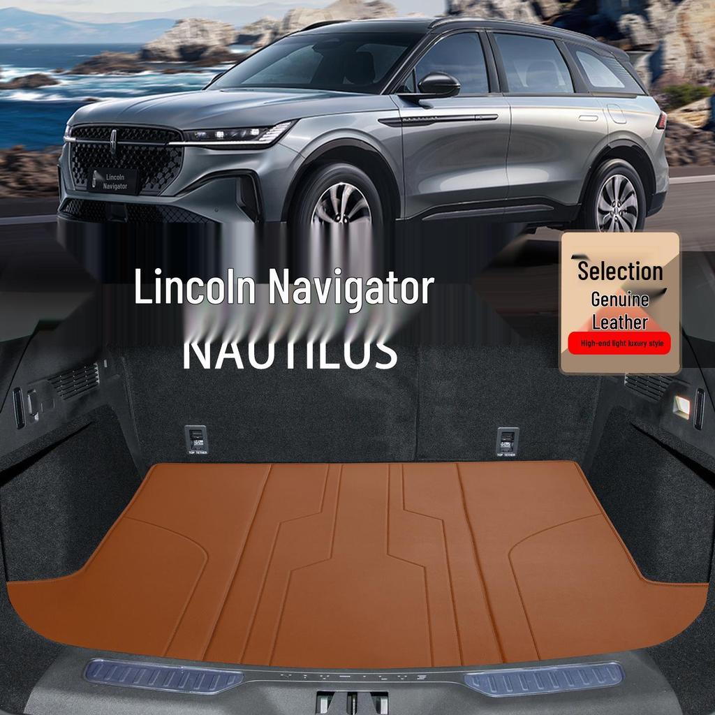 Genuine Leather Trunk Mat for 26 Lincoln Nautilus Models - Custom Interior Decor