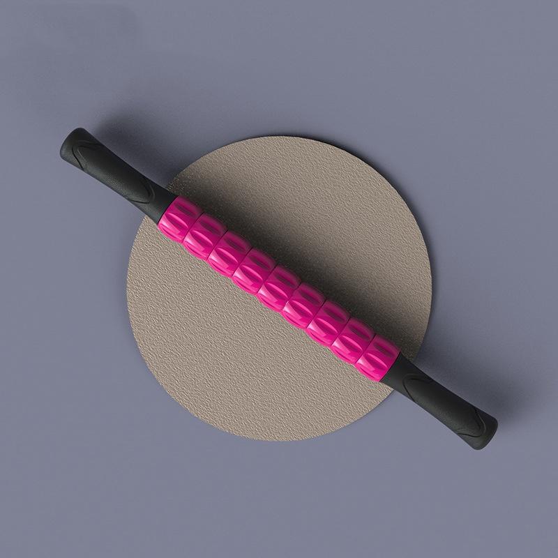 Gear Massage Stick Yoga Deep Muscle Relaxation Massage Shaft Personal Training Fascia Roller Plastic Roller Stick Shaft Fitness