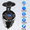PD 3.0 Type C USB Fast Charger Din to USB and 18W QC 3.0 Power Outlet with Voltmeter for 12V-24V Ducati BMW MotorcycleJAS