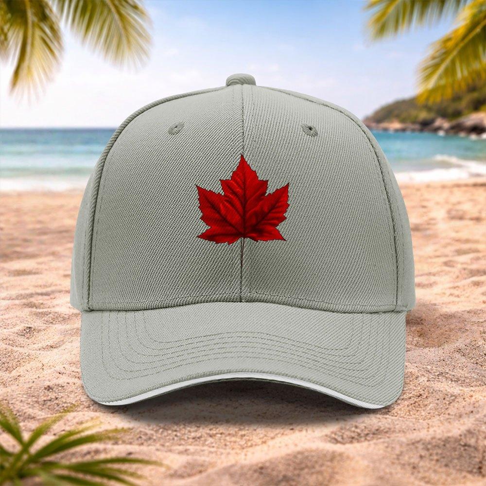 Casquette de Baseball Feuille d'Érable Rouge Chapeau Mode Unisexe pour Mariages Fêtes Festivals de Musique Photographie en Plein Air Cadeau d'Anniversaire