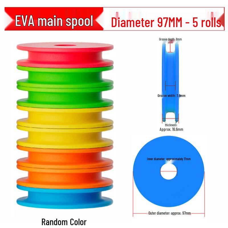 Large Foam Winding Reel & Fishing Line Spooler Set for Big Fish