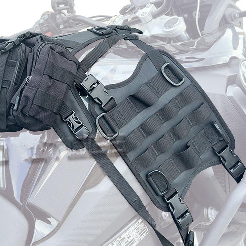 Motorbike Fuel Tank Side Bag Universal Mounting Base Front Load Saddle Bag Hanging Base for Motorcycle Accessories