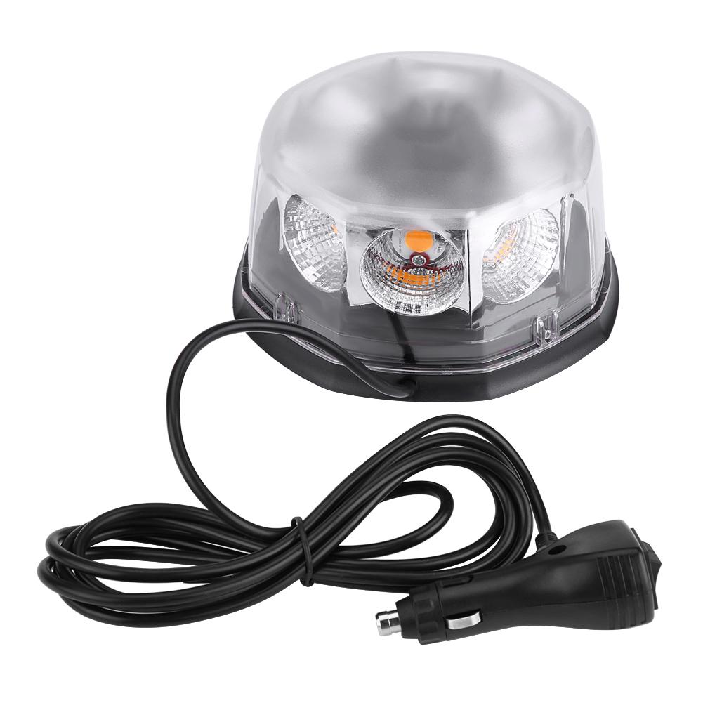8 LED 40W 12-24V Magnetisch montiertes Auto Dach Stroboskop Notwarnung Blinklicht Rot & Blau