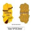 Gold Leaf 999 Pure Gold Lucky Cat Mobile Sticker – Princess Edition for Prosperity and Good Fortune