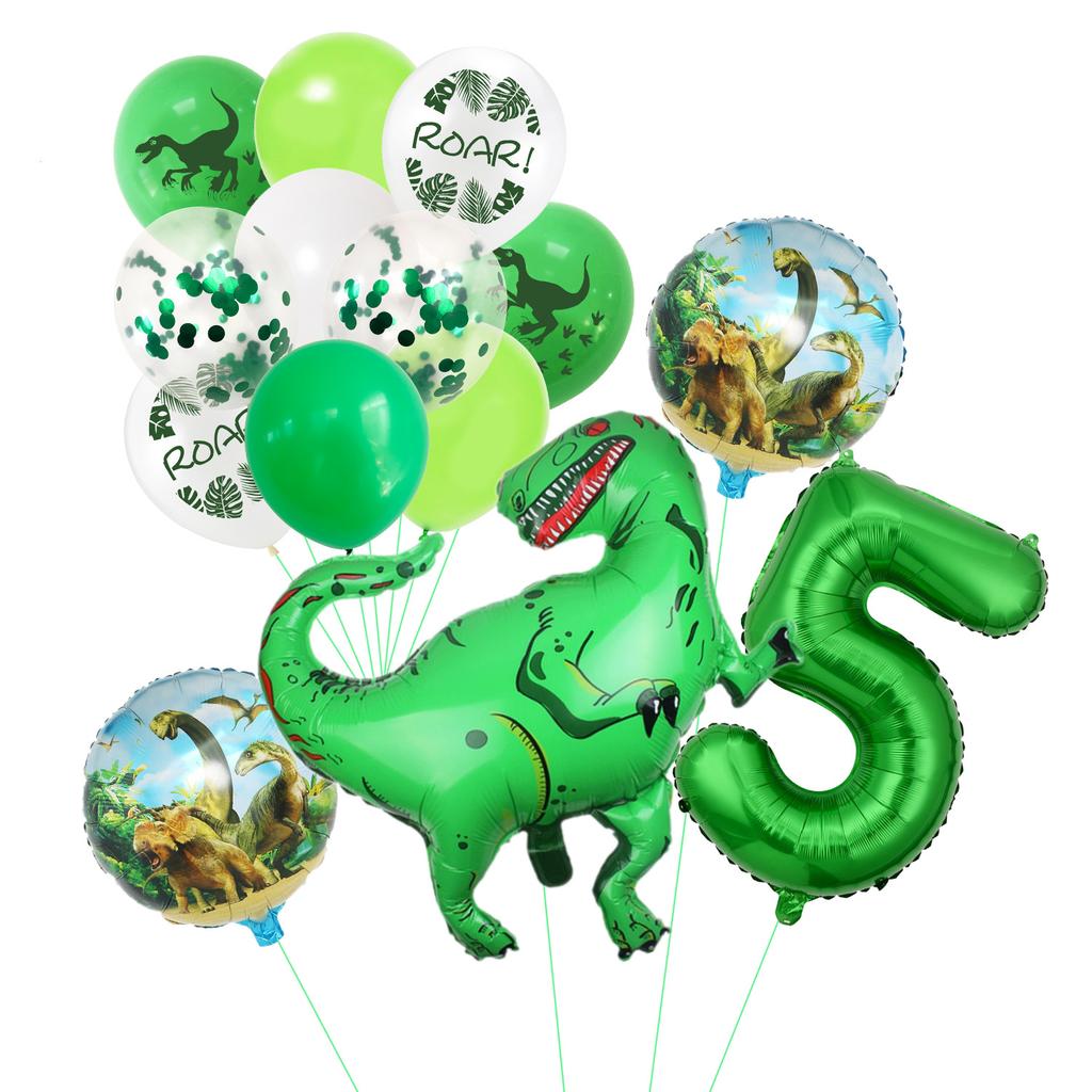 Dinosaur Balloon Package Boy Themed Birthday Balloon Arrangement Children'S Party Scene Decorative Balloon