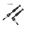 2PCS Hard Steel Front Axle CVD Drive Shaft Dogbone for 1/10 RC Car 94123