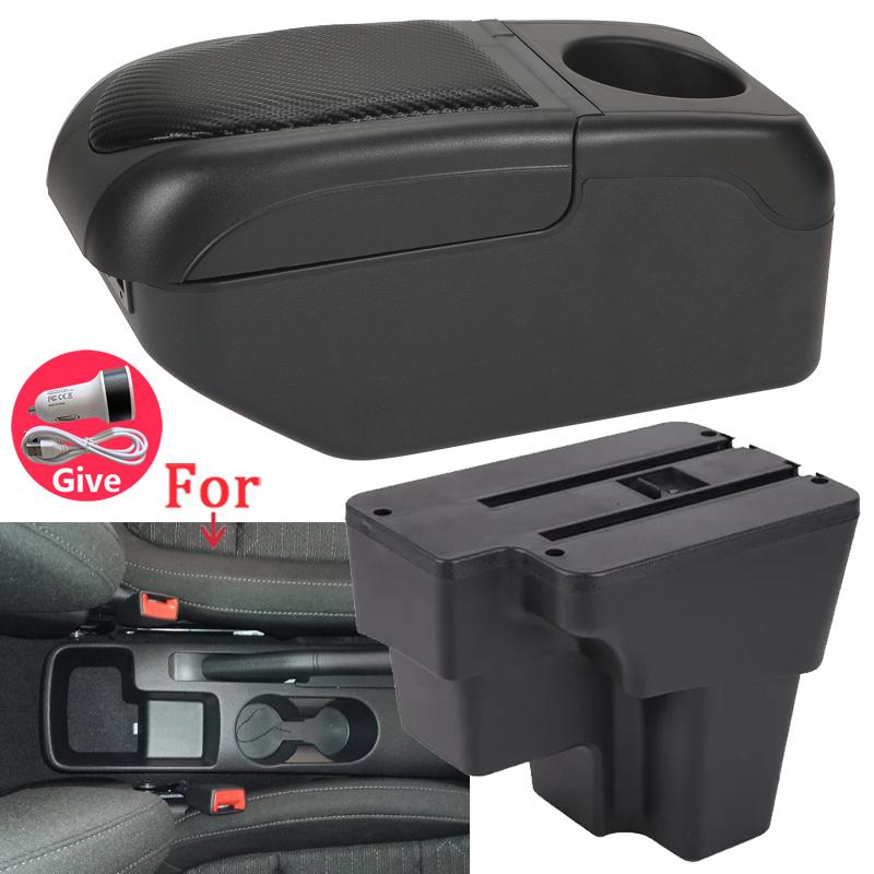 For KIA RIO Armrest Box For KIA STONIC KIA Rio Lx Cerato Car Armrest Retrofit Part Storage Box Car Accessorie South America
