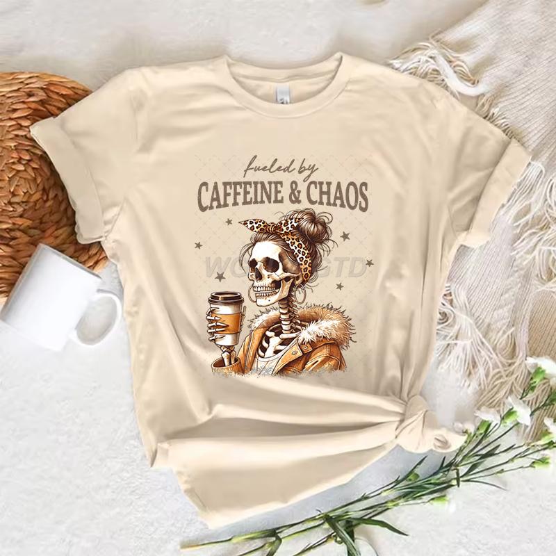 Cowgirl T-shirts Women Summer Short Sleeve T-shirt Funny Mothers Day Retro Clothing Harajuku Cowgirl Fashion Casual Tops Tees