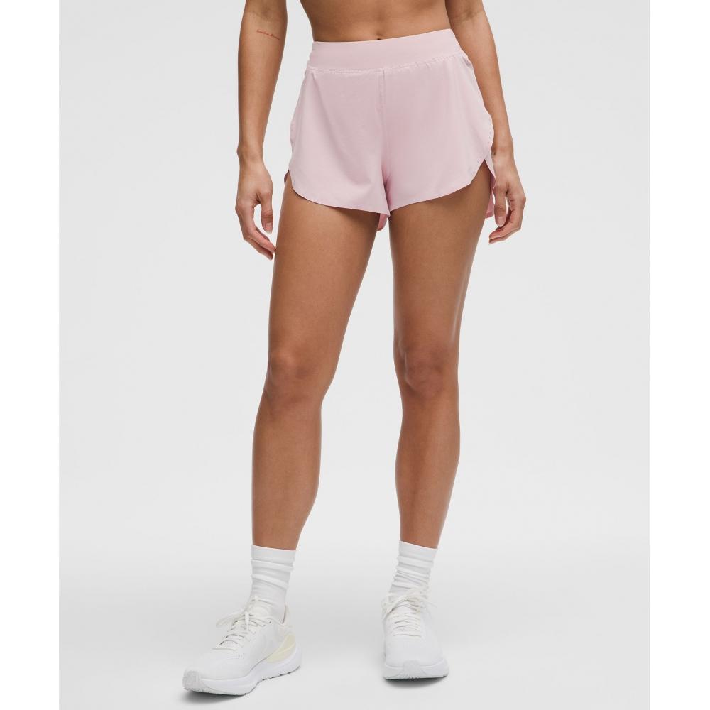 

Lululemon Fast And Free High Rise Classic Fit Split Short 3 Pink Haze XXXS