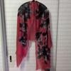 Used PASHMA Silk Wool Floral Print Stole