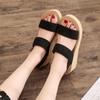 Women's 2024 Summer Korean Cross-Strap Thick-Soled Roman Sandals