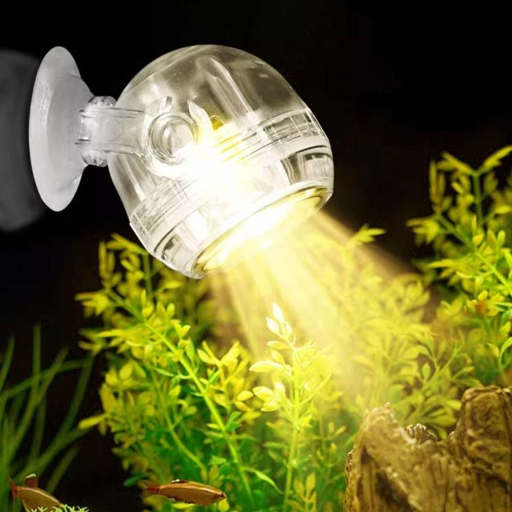 Super Bright LED Aquarium Spotlight USB 180 Degree Rotating Lamp Submersible Fish Lamp  Aquarium