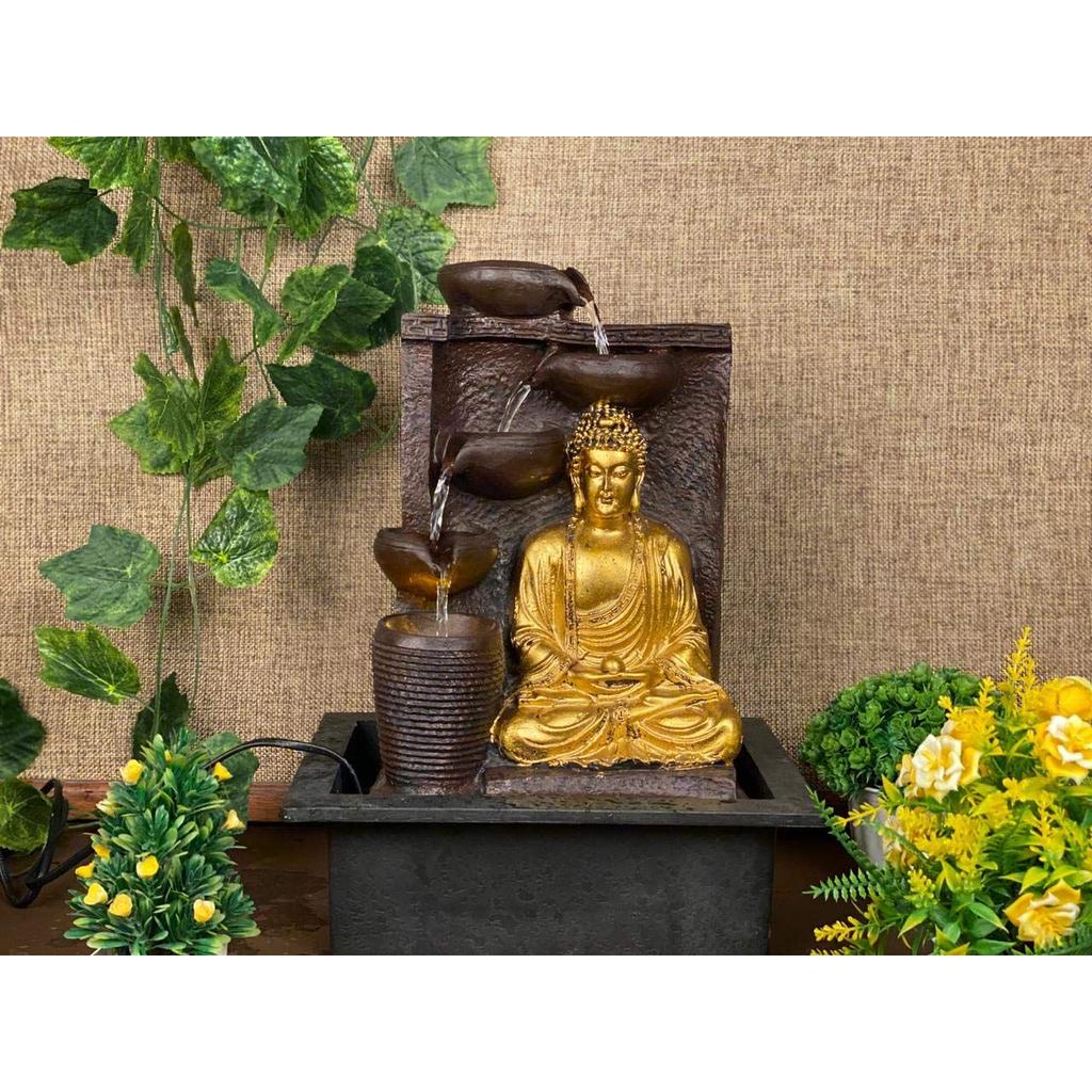 Raj gharana Konst och Hantverk Buddha Vattenfontäner / Inomhus Vattenfontäner Denna Buddhafontän Fungerar som en Stresshanterare