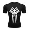 Men's Compression Shirt Short-sleeved Casual T-shirt Quick-Drying Breathable Fitness Top Summer Cycling High-Elasticity Jogging Cycling Tight Fit