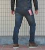 Motorcycle Slim Fit Racing Jeans with Protectors - Windproof, Elastic, All-Season Rider Pants.