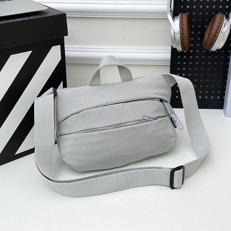 satchel women's shoulder bag nylon cloth versatile breast bag handbag texture waterproof student large-capacity messenger bag