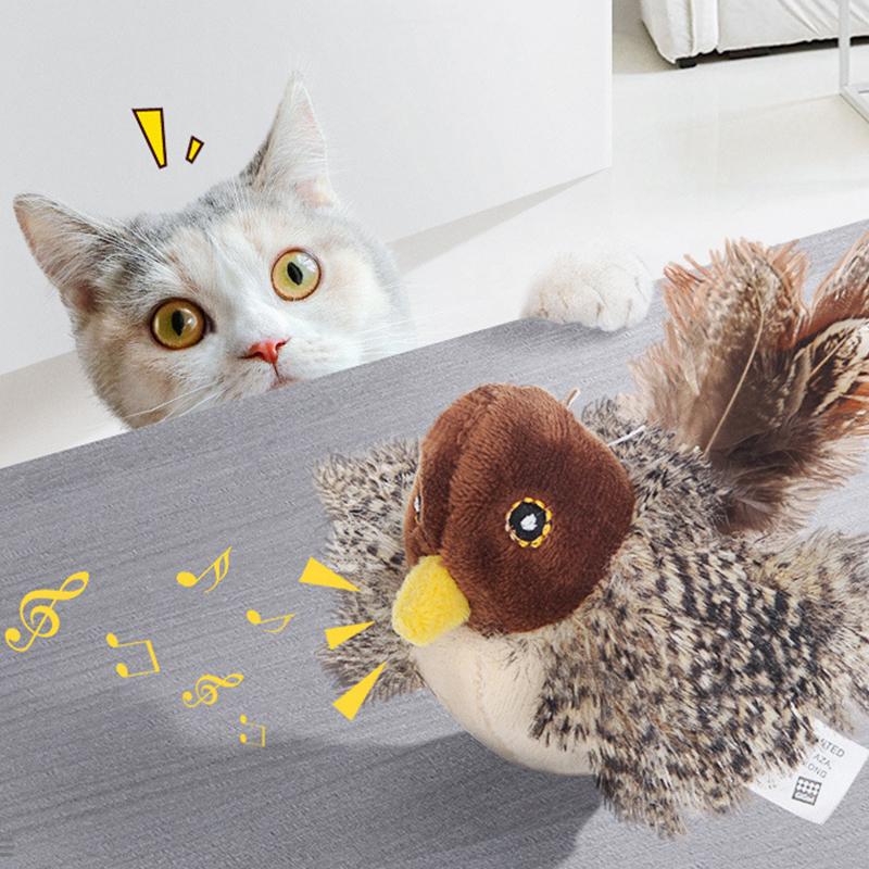 Jucării interactive pentru pisici. Păsări zburătoare.