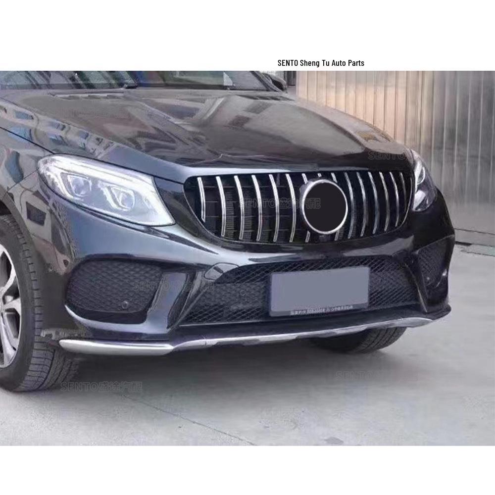 2015-2019 Mercedes-Benz GLE W166 GT Style Front Bumper Grille with Full Star Design