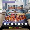 Cartoon Pattern Bedding Quilt Set Quilt Cover Pillowcase Home Decoration Birthday Gift (1 * Duvet Cover + 2 * Pillowcase, Without Core)