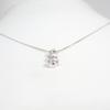 [Used] K18WG Diamond Pendant/Necklace/j55-44