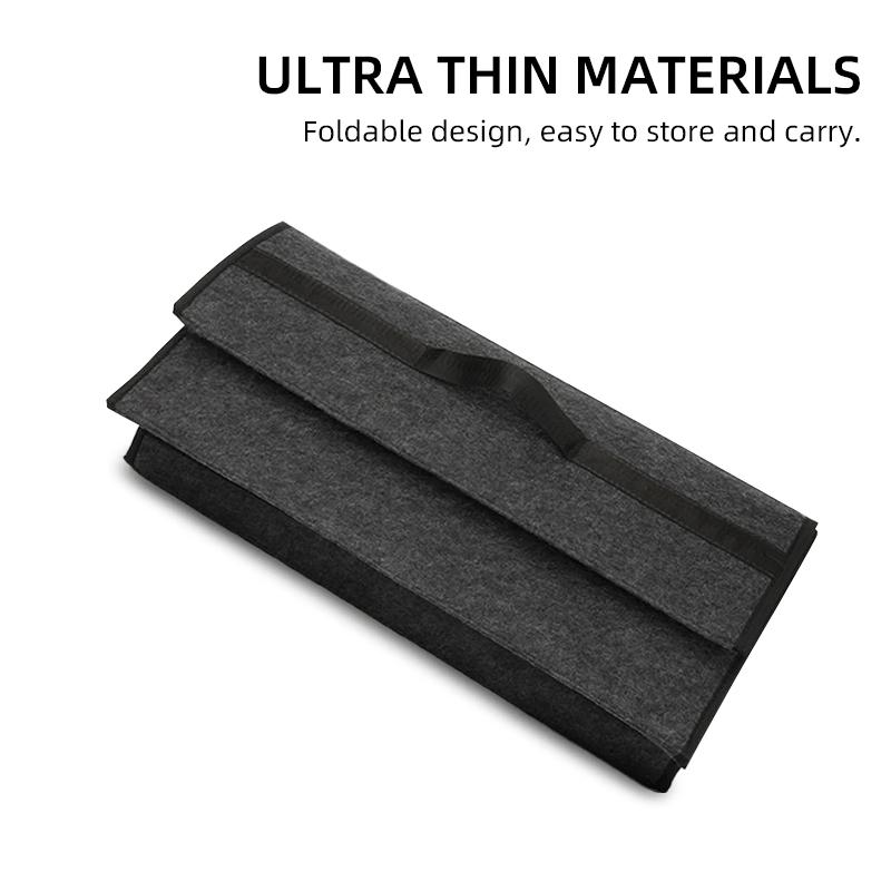 2026 Hot For VW VOLKSWAGEN Car Felt Storage Bag Folding Organizer Box Trunk Tool Case Car Organizer Bag For Volkswagen VW GOLF P