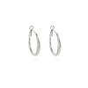 Autumn And Winter Matte Gypsy Plain Ring Ear Buckles, Light Luxury And High-End Sense, Simple And Small Temperament Earrings