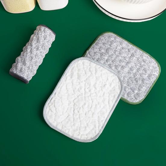 2/3/5/10Pcs Wire Dishwashing Rags Reusable Miracle Cleaning Clothes Non-Scratch Dishcloth Kitchen Residue Removal Clothes