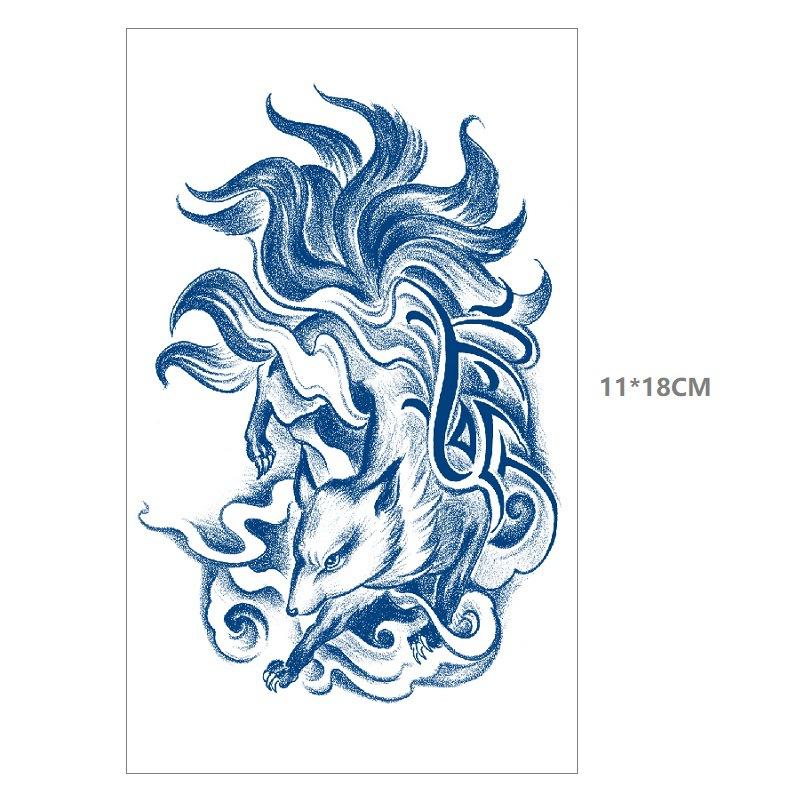 Emmy Herbal Gradual Change Water Transfer Simulation Can Not Wash Off Semi-Permanent Bow Deer Head Dream Catcher Tattoo Sticker