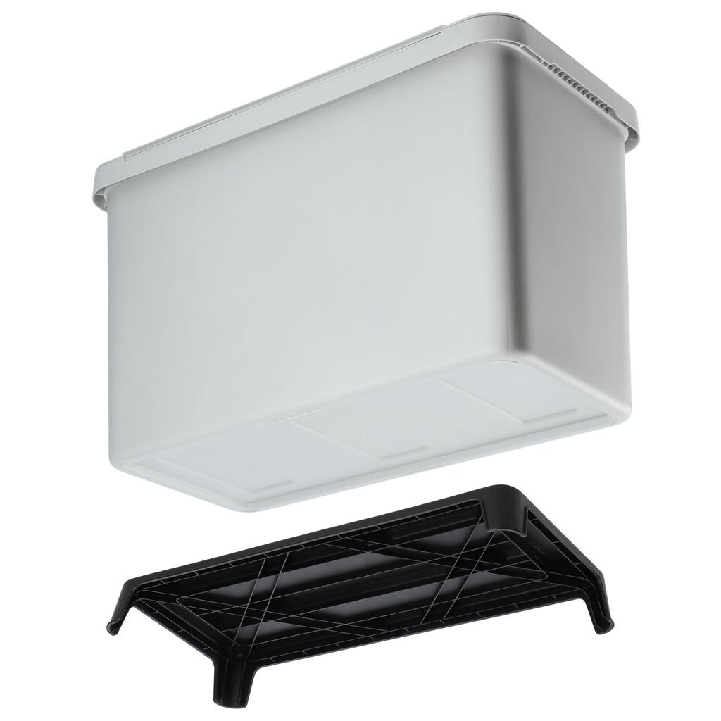 KADAX Set Mülleimer Hängebehälter zur Trennung Asche