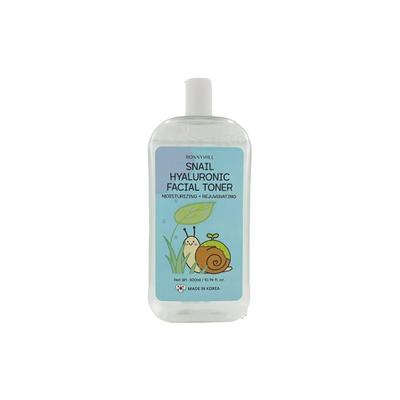 SNAIL HYALURONIC FACIAL TONER 300ml, Moisturising, Kbeauty, Korean Cosmetics, Sample