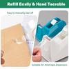 12 Rolls Clear Tape, Transparent Tape Refills, Gift Wrap Tape 3/4 Inch x 1000 Inch, Clear Tape Refill Rolls for Gift Wrapping, Home, School Office