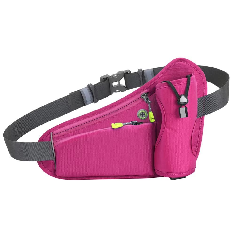 Adjustable Strap Cell Phone Pouch Reflective Design Running Waist Belt Bag  Travel