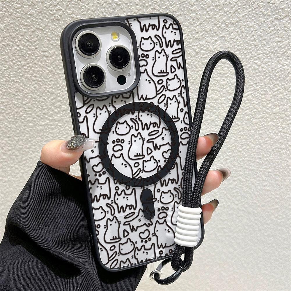 Magnetic Phone Case for iPhone  11 12 17 14 15 Pro Max 15 14 16 Pro13 14 15 16 Shockproof Case Mag-Safe Magnetic Ring Back Cover