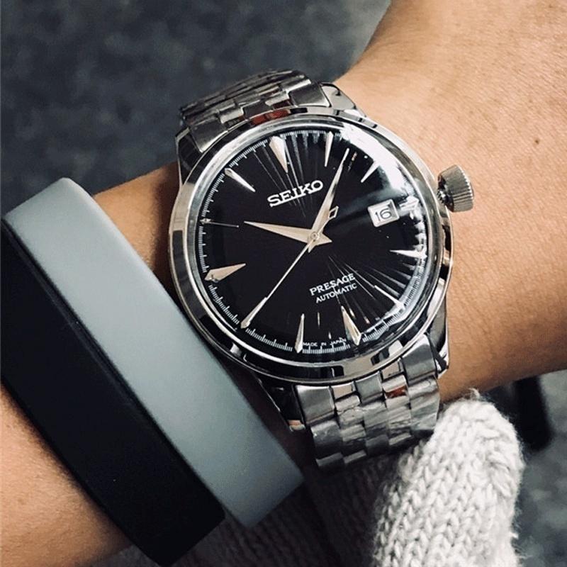 Seiko Presage Reloj de iones de iones blancos y azules para hombres Reloj  calendario de fechas automático comprar a buen precio — entrega gratuita,  reseñas reales con fotos — Joom
