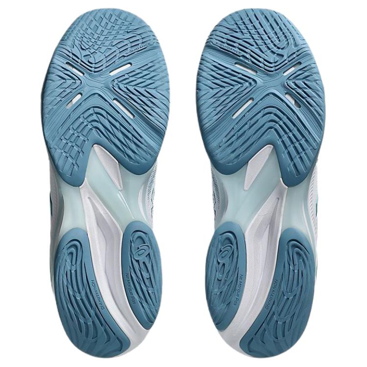 ASICS NETBURNER BALLISTIC FF MT 4 Breathable Support Volleyball Shoes Men's White Blue 1051A090-102
