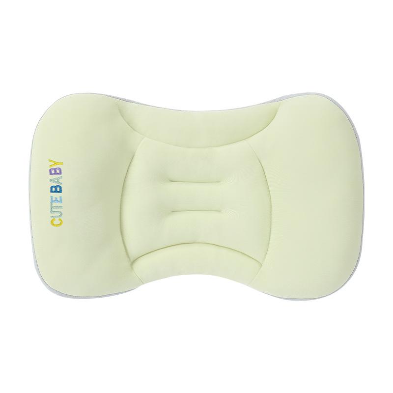 Cool-Touch Space Partition Baby Pillow for 6M-3Y, 4-Season Breathable, Spine Support, Essential for Toddler & Kindergarten Use