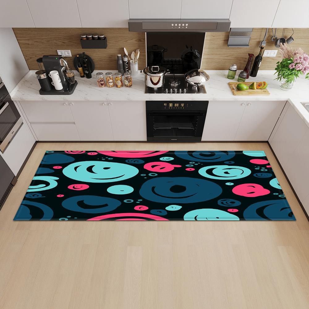 Kitchen mat entrance door mat bedroom long carpet home bathroom non-slip floor living room carpet