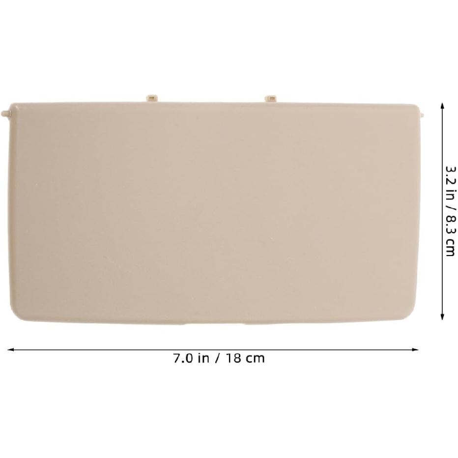 Sun Visor Mirror Cover Effortless Installation Automotive Vanity Mirror Cover for Sun Visor Lid Replacement for Driver Passenger Side Car Interior