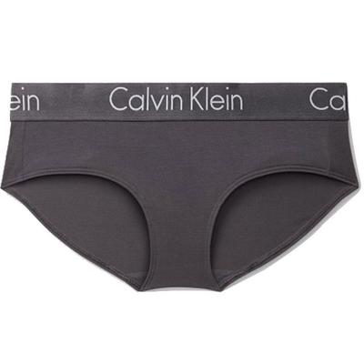 Atmungsaktive Logo Hipster Slips Damenunterwäsche Grau QP1057A-04A