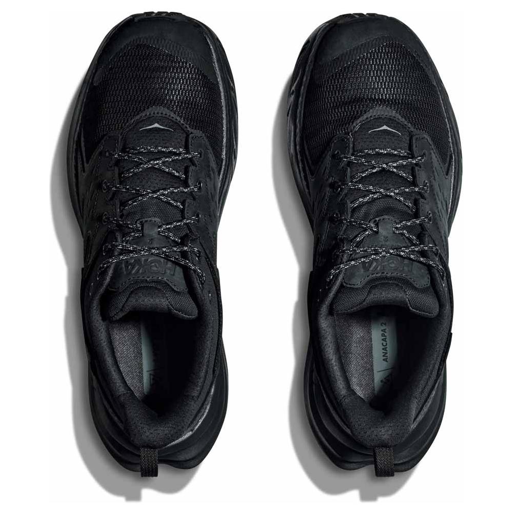 HOKA One One Anacapa 2 Comfortable Slip Resistant Durable Low Top Running Shoes Men Running Shoes Black 1155253-BBLC