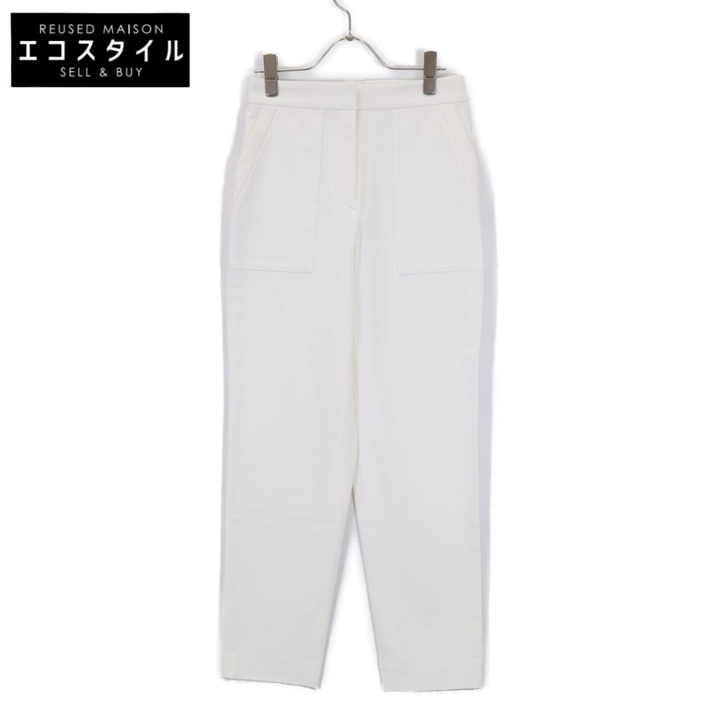 CYCLAS White Straight Pants Bottoms 34 whiteUsed