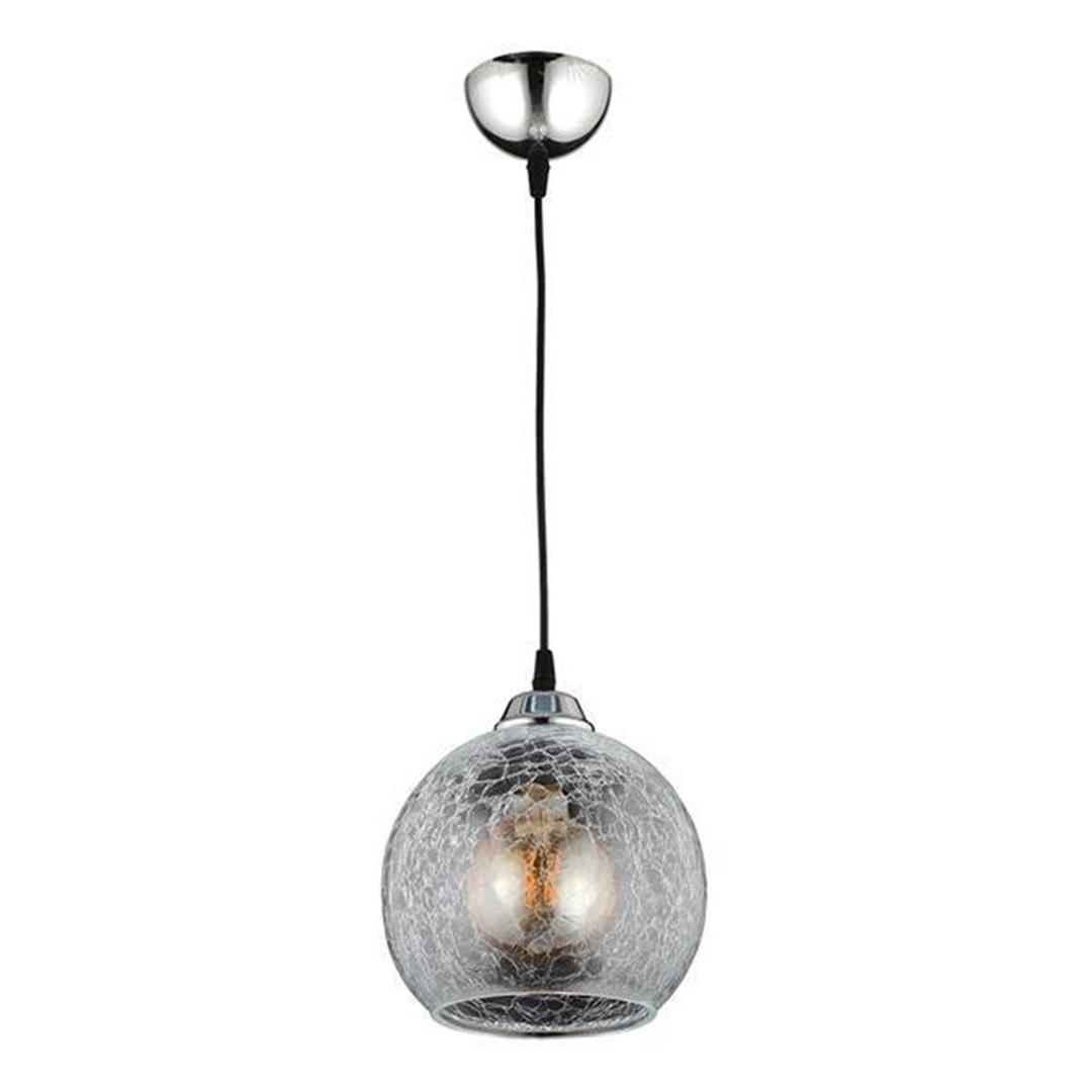 

Підвісна лампа з тріснутим склом Nisa Luce Smoked 70x20x20 cm