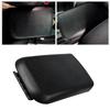 Black Armrest Lid Center Console Cover Sleek Black Finish Armrest Cushion Car Interior Accessories For Mustang