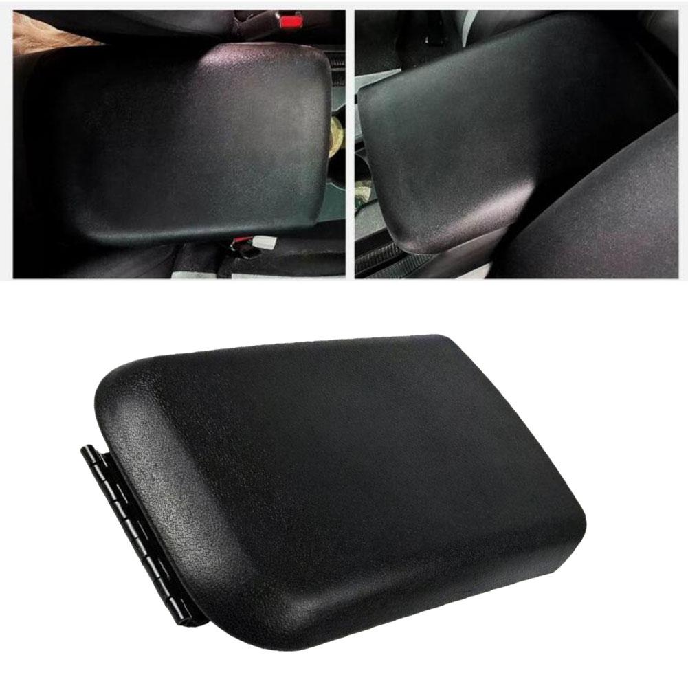 Black Armrest Lid Center Console Cover Sleek Black Finish Armrest Cushion Car Interior Accessories For Mustang