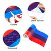 MLKQ6 Car Sticker M Color Stripes Rally Side Hood Racing Motorsport Vinyl Decal Sticker Strip Bumper Engine Cover For BMW 117"/4.5m