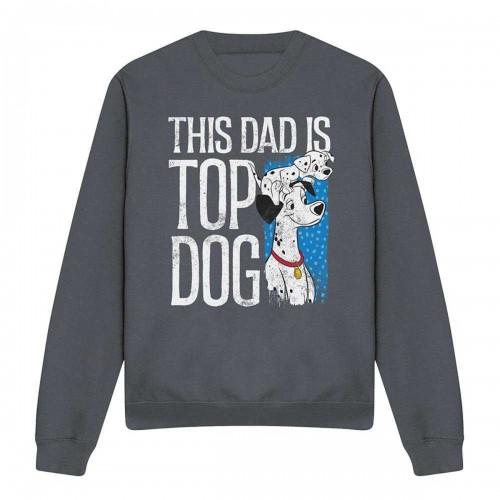 101 Dalmatians Unisex Adult This Dad Is Top Dog Sweatshirt