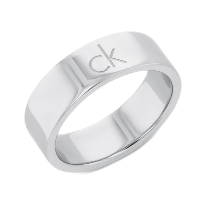 Calvin Klein Simple and elegant trio steel ring same style for men and women 23129600 35000794-Trio Stacking Rings E