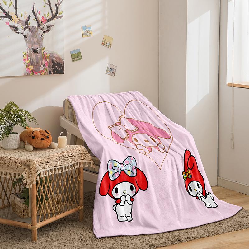 Kulomie Series Flannel Blanket 3D Printed Sofa Blanket Thickened Blanket