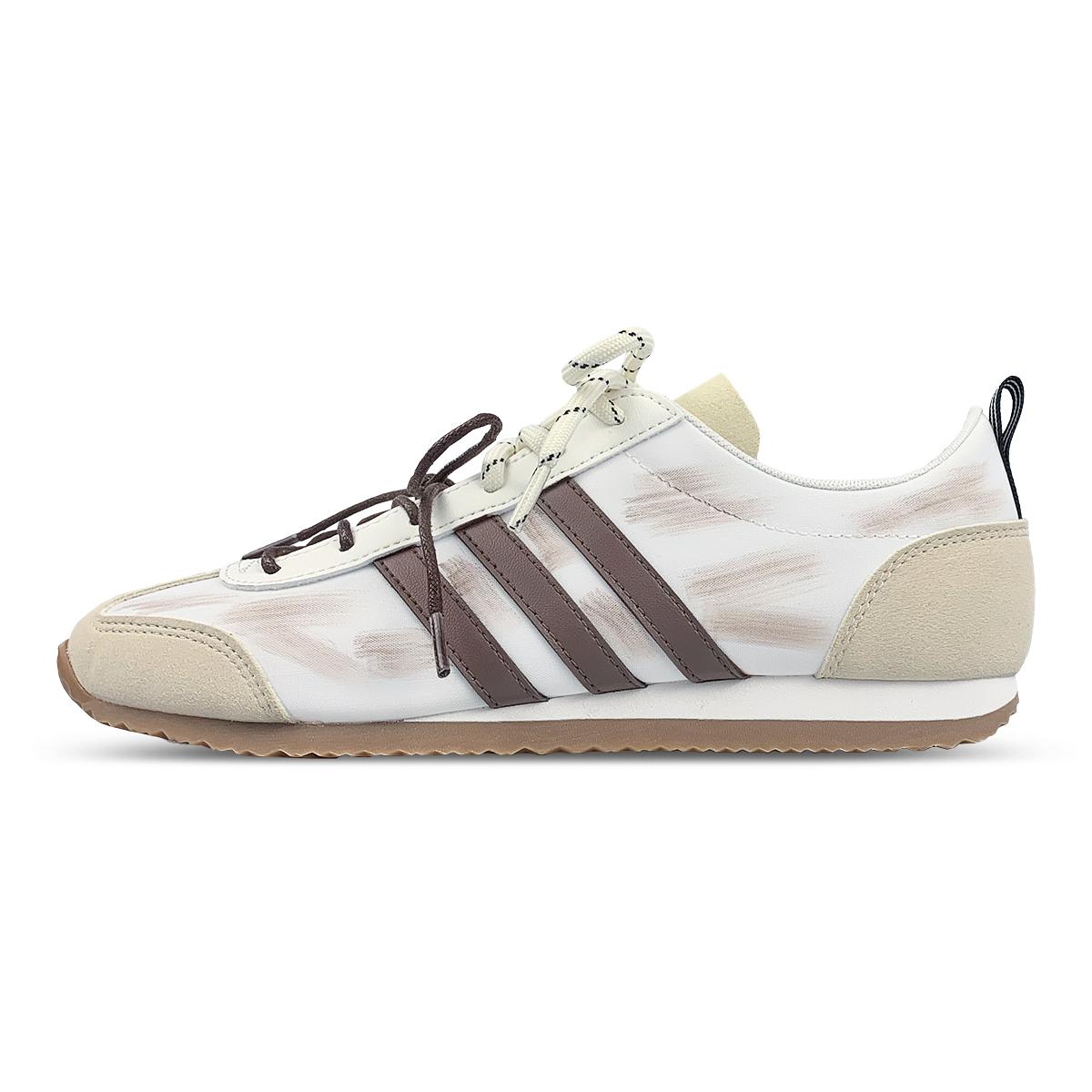 Adidas Neo VS JOG 2.0 Low top Casual Shoes Unisex Beige White Brown JI2436(Team116-VS) 38